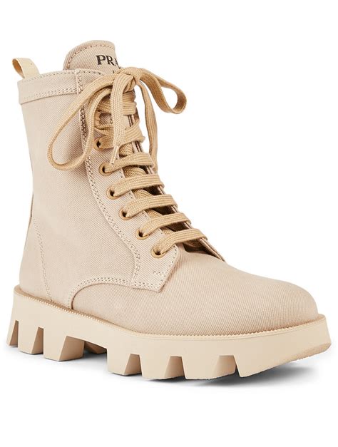 prada canvas boot|prada boots for women.